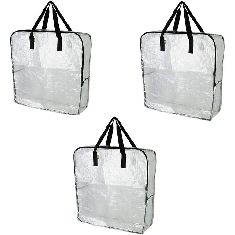 30 Pcs 32 x 42 Inch 40 x 60 Inch Large Clear Plastic Storage Bags Giant  Jumbo Dustproof Moistureproof Bags Clothes Blanket Storage Bags for Moving