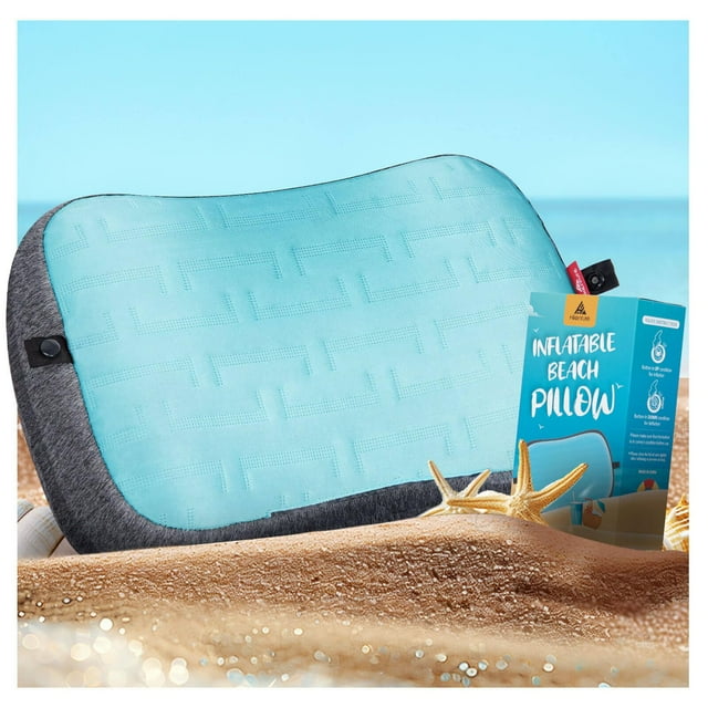 Almohada inflable de playa Pillow Hikenture con funda extraíble