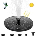 thumbnail image 1 of Solar Fountain with 1.5W Solar Panel, 6 Effects Solar Water Pump, Solar Water Pump for Garden Pond or Swimming Pools, Fish Tank, Swimming Pool, 1 of 5