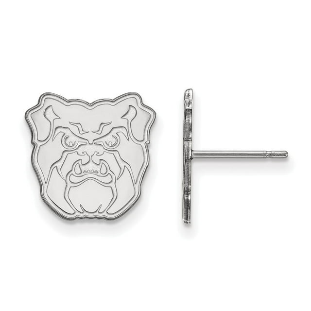 Boucles d'Oreilles en Argent Sterling LogoArt Butler University Petit Poteau