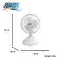 thumbnail image 5 of Seasons Comfort 6 Inch Combo Desk & Table Fan, Clip Fan, Adjustable Tilt - FTC6, 5 of 9