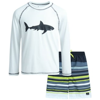 セットFCRB Hurley RASH GUARD、 SWIM SHORTS Baby & Toddler Boys Hurley Shark Bait UPF 50+ H2O-Dri Rash