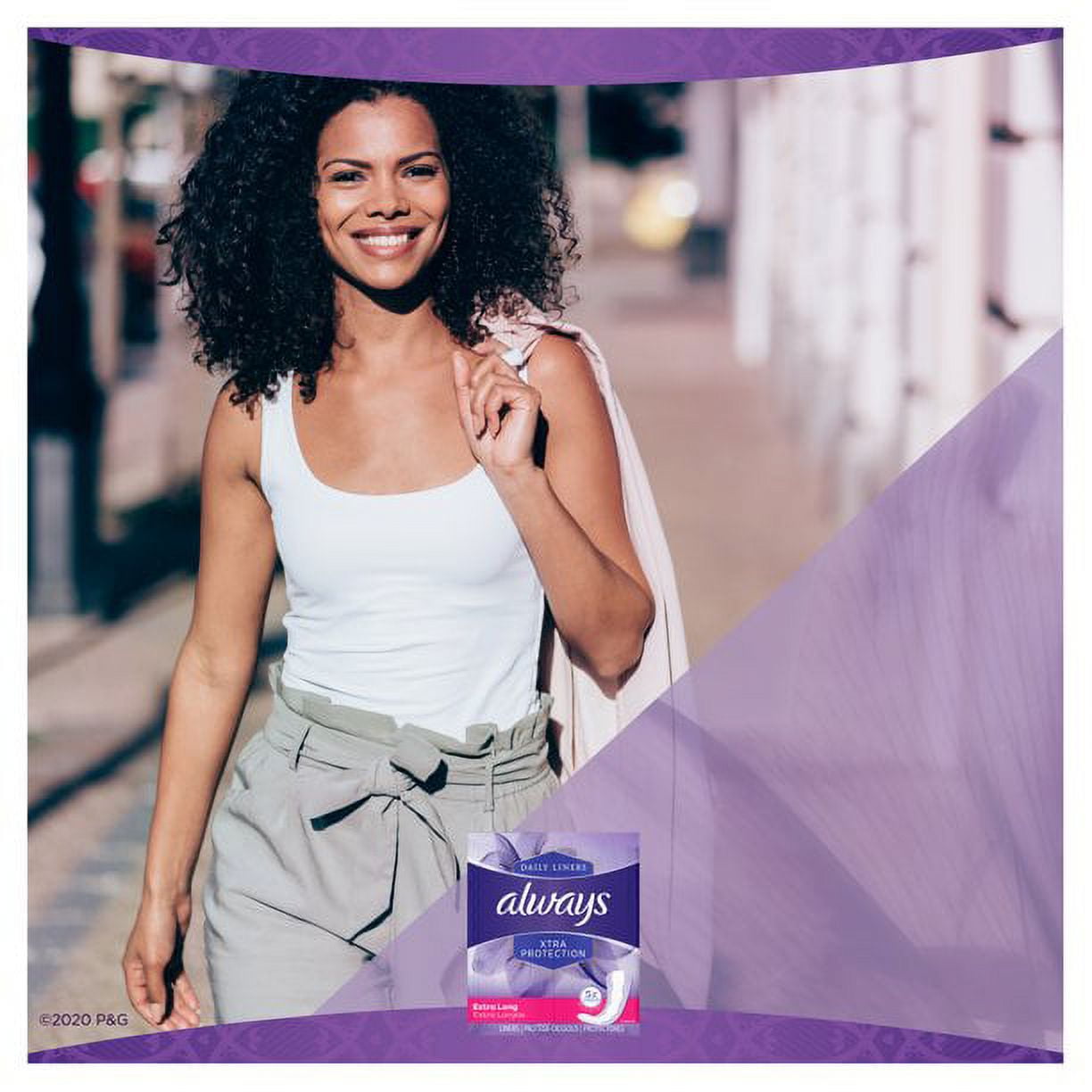 Always Dailies Panty Liners Large | Odor Neutralizing Technology