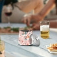 thumbnail image 5 of Yayeee Ashtray with Lid for Cigarette Smokeless Stainless Steel Home Ash Holder, Pink Christmas Snowman, 5 of 7