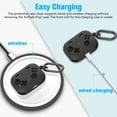 thumbnail image 4 of Celectigo Protective Case for AirPods Pro 2, Shockproof Game Console Design with Keychain, MagSafe Compatible - Black, 4 of 8
