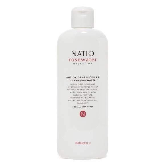Agua limpiadora micelar Natio Australia Rosewater 250 ml