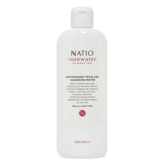Agua limpiadora micelar Natio Australia Rosewater 250 ml