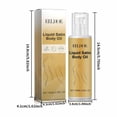 thumbnail image 4 of Aceite corporal de seda líquida Aceite corporal de satén líquido Fácil de absorber 100 ml aceites de cuidado, 4 of 9