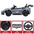 thumbnail image 4 of Carro Eléctrico Infantil Maserati GT2 12V con Control Remoto  para Niños Gris, 4 of 7