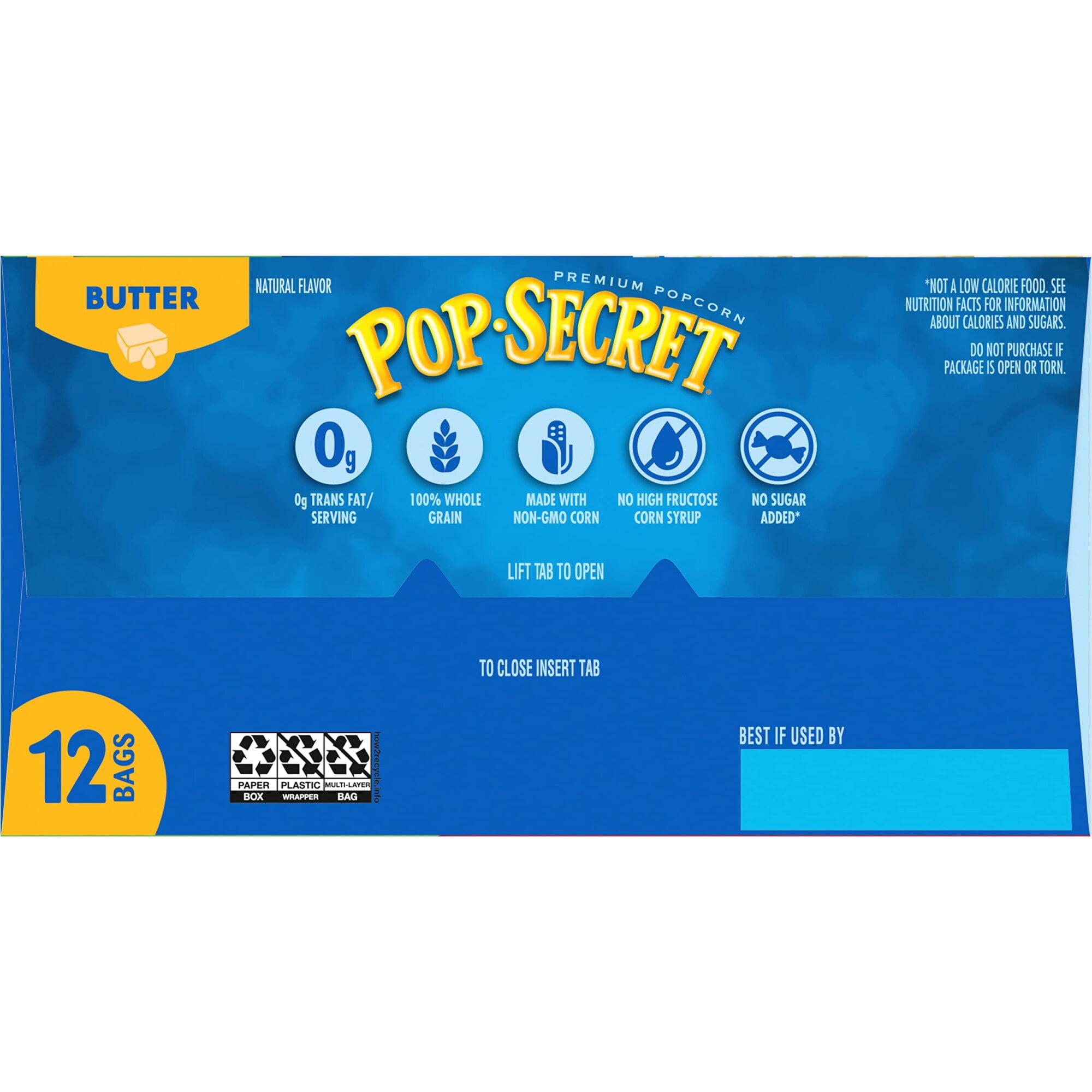 Pop Secret Microwave Popcorn Butter Flavor (Pack of 5)