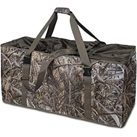 12 Slot Duck Decoy Bag, Mid-Size Goose Decoy Bag, Hunting Gear, Duck Hunting Bag with Waterfowl Hunting Blind Camouflage Printing