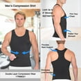 thumbnail image 6 of Insta Slim Racerback Tank with Front Panel Belt 1TRBB021, 6 of 12