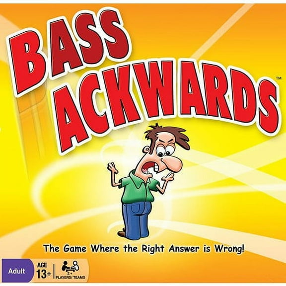 Bass ackwards Board Game by Pressman Toy Co.