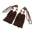 thumbnail image 4 of 2 piezas Tieback bors accesorios de bo colgante Ventana decorativa marrón Sunnimix Cortina Tieback Borlas Cuerda, 4 of 8