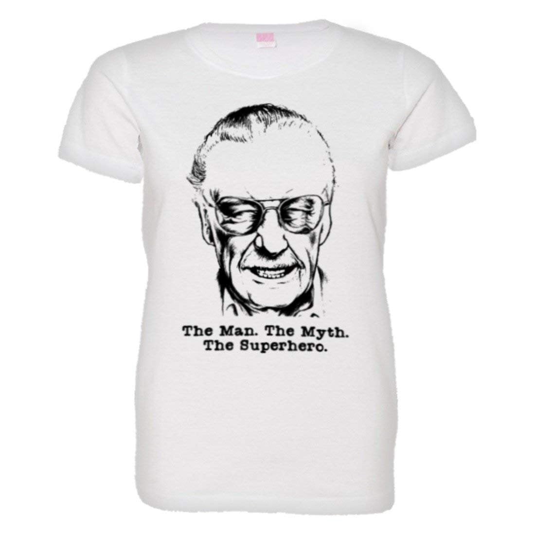 Womens Stan Lee Face Bust Man Myth Superhero Marvel Tee - Walmart.com