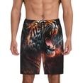 thumbnail image 1 of Fotbe Cool Tiger Pantalones Cortos de Pijama para Hombre, Ropa de Dormir, Pantalones de Pijama Cortos para Hombre-3X-Large, 1 of 6