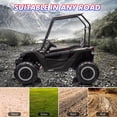 thumbnail image 5 of 2 Seater Ride on Car w/Sun Shade, Kids Electric Vehicles w/Remote Control, 24V 7AH Off-Road Electric Truck, UTV with LED Lights, Music Player for 3+ Kids, 5 of 7
