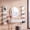 5-Tier White, variant on 5-Tier Black Floating Wall Shelf with LED Lights, Heavy-Duty Load Bearing Modern Wall Mount Display Rack for Bedroom, Living Room, Bathroom Decor & Shoe Storage