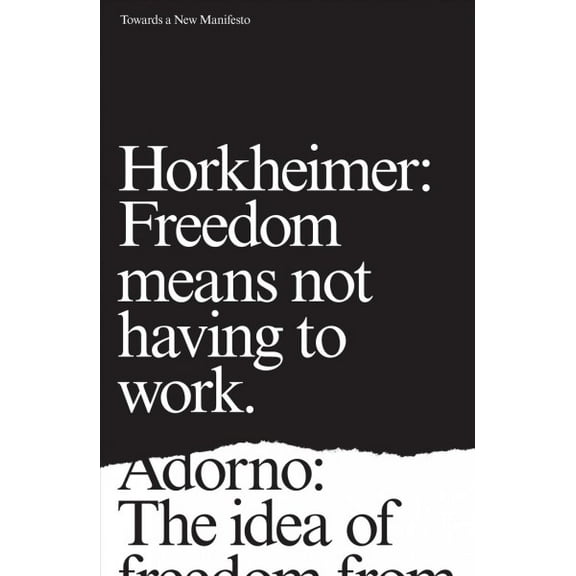 Towards a New Manifesto (Paperback)