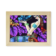 thumbnail image 1 of Woman Romance Moonlight Tree Desktop Photo Frame Picture Art Decoration Painting 6x8 inch, 1 of 3