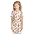 thumbnail image 2 of Yiaed Kawaii Shiba Dog for Kid's Short-Sleeved Pajamas Set, Summer Short Set for Children Round Neck Pjs Set 2pcs Toddler Clothes Fit for Boys & Girls -4X-Large, 2 of 6