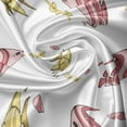 thumbnail image 7 of Ambesonne Ocean Valance & Curtain, Fish Starfish and Seashell, 55"x30", Pink Yellow and White, 7 of 7