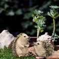 thumbnail image 3 of 2 Pcs Hedgehog Figurines – Miniature Resin Animal Statues for Home, Garden, or Fairy Decor – Charming Whimsical Sculptures for Shelf, Desk– Gift for Nature Lovers & Animal Figurine Collectors, 3 of 9