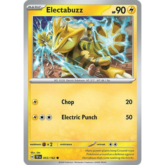 Pokemon Scarlet & Violet Temporal Forces Common Electabuzz #53
