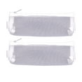 thumbnail image 2 of Shoe Racks 2pcs Color Mesh Pen Bag, Zipper Net Bag, Multi-functional Transparent Pencil Case Organizer Stationery Storage Bag, Office Supplies, Cosmetics, 2 of 3
