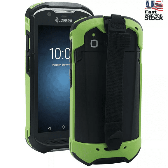 The Exoskeleton Rugged Boot with Hand Strap for Zebra TC51 TC52 TC56 TC57 TC52x TC57x(SG-TC5X-EXO1-01 ) ( SG-TC5X-EXONHS-01)(green)