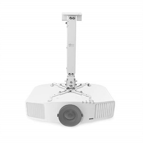 Universal Projector Ceiling Mount Multiple Adjustment Bracket With 25 6 Inches Extension Pole Hold Up To 44lbs Pm 001 Wht White Com - Mounting Projector To Ceiling Without Studs