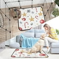 thumbnail image 7 of Qxltty A Pattern with Watercolor Christmas Ornaments Cat litter Pads Pet Set of 3 Diaper Mats Center Anti-leakage Layer Absorbent Soft and Comfortable, 7 of 7