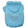 thumbnail image 1 of Sweat à Capuche Cœur d'Ange en Strass Bleu Bébé S (10), 1 of 1