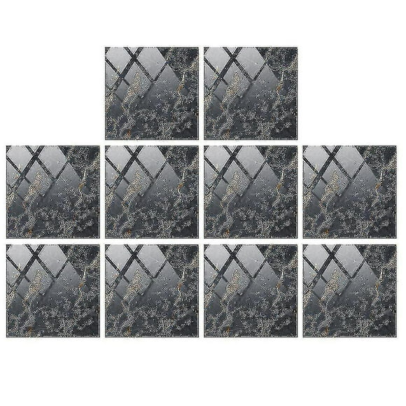 10 Pcs Sticker Sheet Diy Wall Tile Stickers Marble Sticker Floor Tile Sticker
