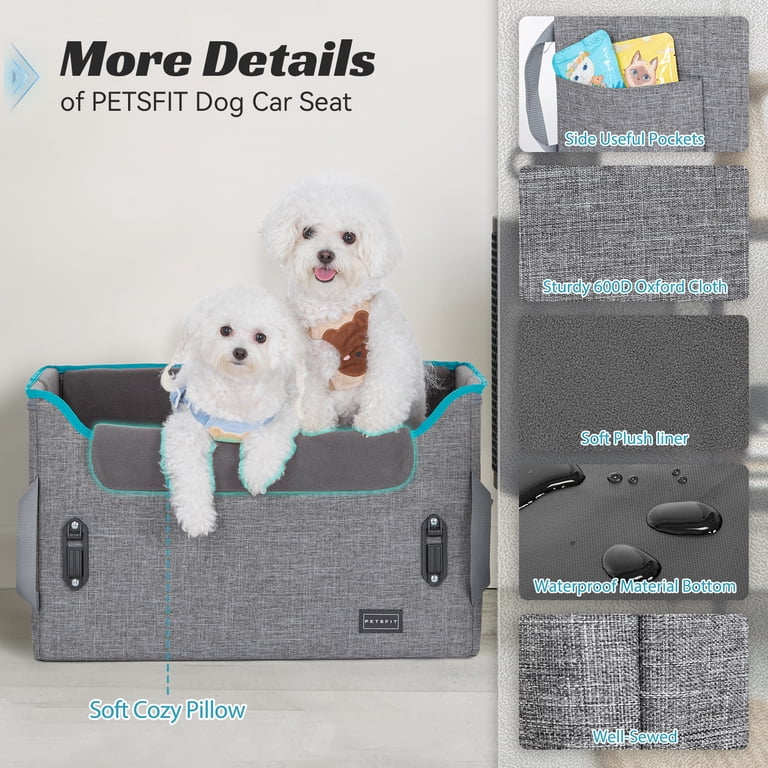 Petsfit Dog Booster Car Seat, Medium Dogs Up to 45 Lbs photo 7