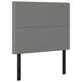 thumbnail image 2 of vidaXL Headboards 2 pcs Dark Gray 39.4"x2"x30.7"/34.6" Fabric, 2 of 76