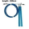thumbnail image 2 of Speed Skipping Rope Tangle Free Adjustable Length Metal Thick Handle Steel Rope for Workout Exercise - blue, 2 of 5
