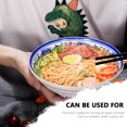 thumbnail image 2 of MasteelfCA 1Pc Imitation Ceramic Large Bowl Beef Noodles Holder Chinese Style Tableware, 2 of 8