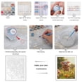 thumbnail image 3 of Paint By Numbers Kit for Adults Beginner - Tiny Piglet Floral Meadow Jump DIY Canvas Painting Kits for Adults, Frameless Paint By Number for Adults for Home Wall Decor 16x20 Inch, 3 of 7