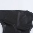 thumbnail image 4 of HH TRAF Vestido midi negro sin mangas con cremallera en la espalda para mujer, verano 2024, abertura asimétrica, dobladillo, pliegues, decoración, vestido de fiesta ajustado, 4 of 4
