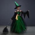 thumbnail image 7 of ibiyuan Halloween Little Girl Dresses Ruffled Sleeves Baby Halloween Outfit Pumpkin Letter Print Cute Clothes Tulle Tutu Skirt Wedding Birthday Party Dresses, 7 of 7
