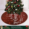 thumbnail image 6 of GZHJMY Christmas Tree Skirt Snowflake Xmas Tree Skirt Floor Door Round Mat Decorations for Holiday Party Home Christmas Day Ornaments, 47.2", 6 of 6