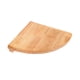 thumbnail image 4 of Estante flotante de madera para esquina, estante de pared flotante de madera para libros, tamaño pequeño 26cm, 4 of 9
