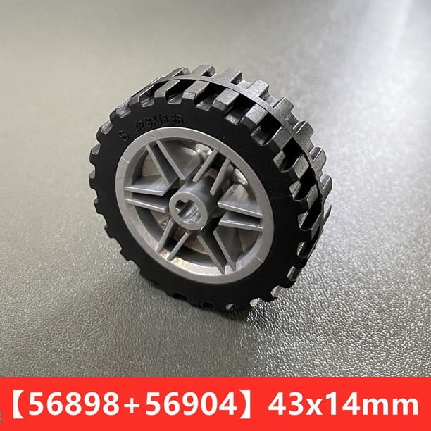 Piezas de tecnología de partículas pequeñas Piezas de orugas Piezas de tecnología de neumáticos automotrices 9686 EV3 Wedo Universal Compatible