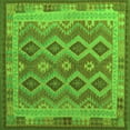 thumbnail image 1 of Ahgly Company Indoor Square Southwestern Green Country Area Rugs, 5' Square, 1 of 1