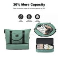 thumbnail image 5 of Travelhouse 5-Piece Hardside Luggage Set Spinner Lightweight Suitcase with TSA Lock & Duffel Bag,Green, 5 of 10