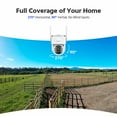 thumbnail image 4 of ANNKE 4MP Ultra HD 16 Channel 6 Cameras Wireless NVR Security System, 2.4/5.8G Dual-Band WiFi, Human Motion Detection, Two-Way Audio, Night Vision, Works with Alexa, 0TB HDD, 4 of 17