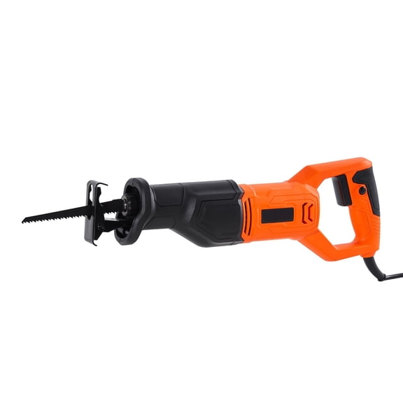 Corded Reciprocating Saw 120V 6A 3000 SPM Variable Speed 3/4 Inch Stroke with 8 Blades and Carrying Bag for Wood Metal Plastic Cutting