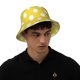 thumbnail image 4 of Balery Yellow And White Polka Dot Sombreros para el sol para hombre y mujer, sombrero de pescador con UPF 50+, 4 of 6