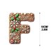 thumbnail image 3 of Seyotauo 26 Gingerbread Alphabet Letter Ornaments, Christmas A to Z Letters - Xmas Tree Hanging Ornaments for DIY Crafts, 3 of 3